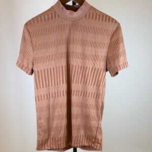 ASOS Design Short-sleeve top with a grown-on neck.
Size XS